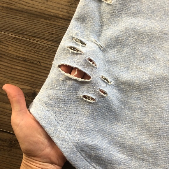 Embroidered flower appliqué distressed dress - Picture 3 of 14